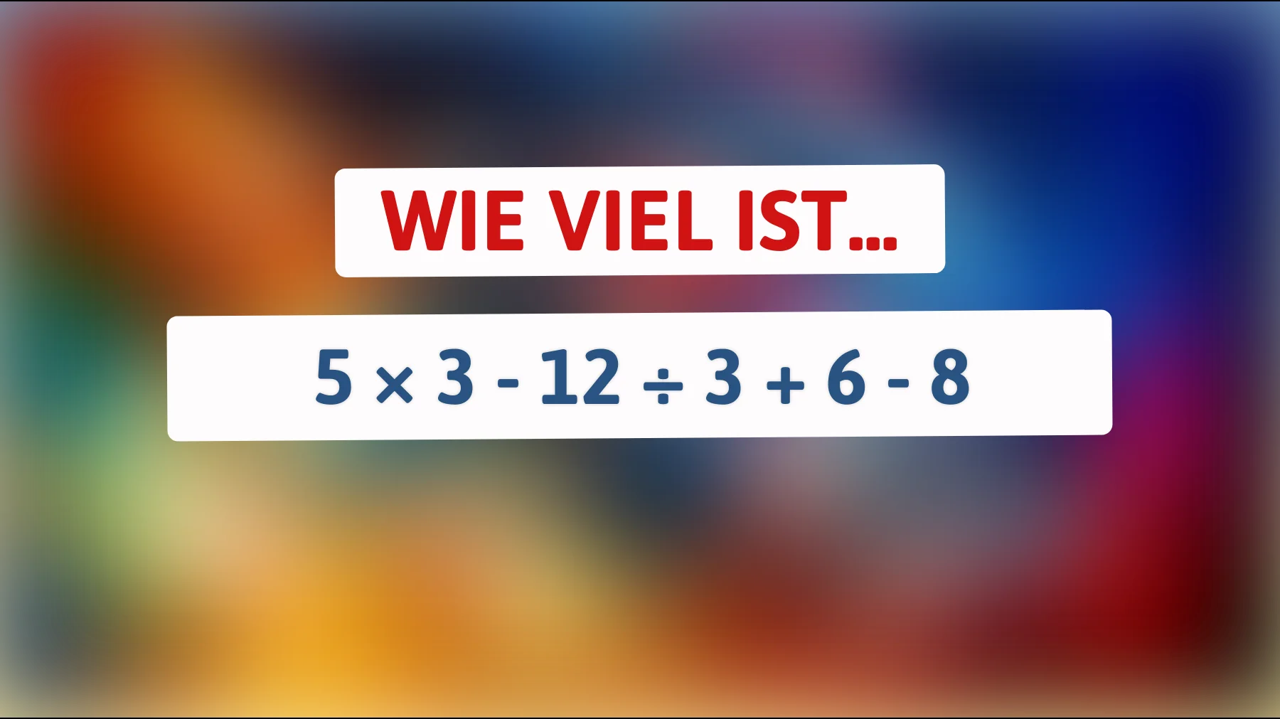 Bist du schlau genug, um diese mathematische Herausforderung zu meistern? Teste dein Gehirn!"