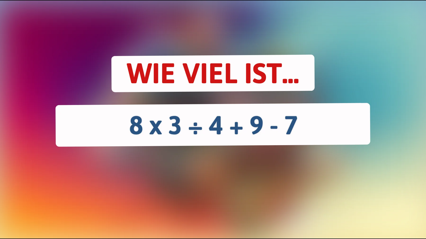 Meisterst du dieses mathematische Rätsel, das nur Genies lösen können?"